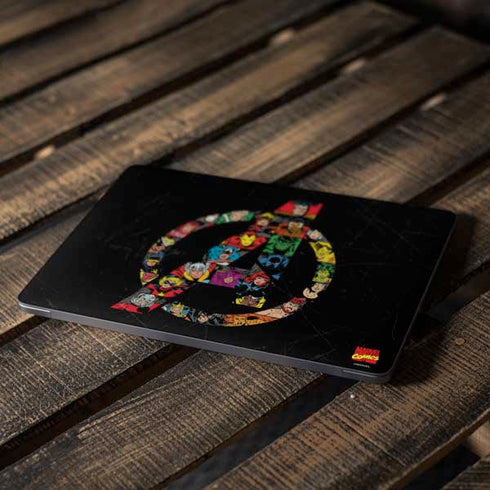 Marvel Classic Comics Avengers Logo Apple MacBook Air Skin